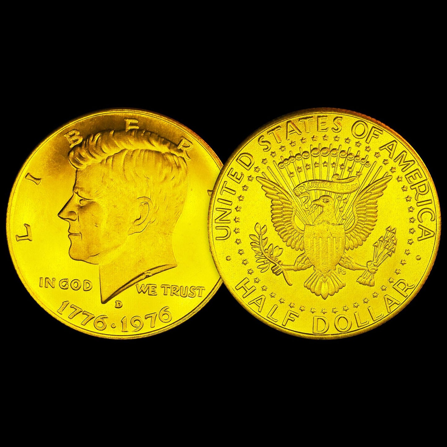 1776-1976 U.S. Bicentennial Lincoln Half Dollar Coin
