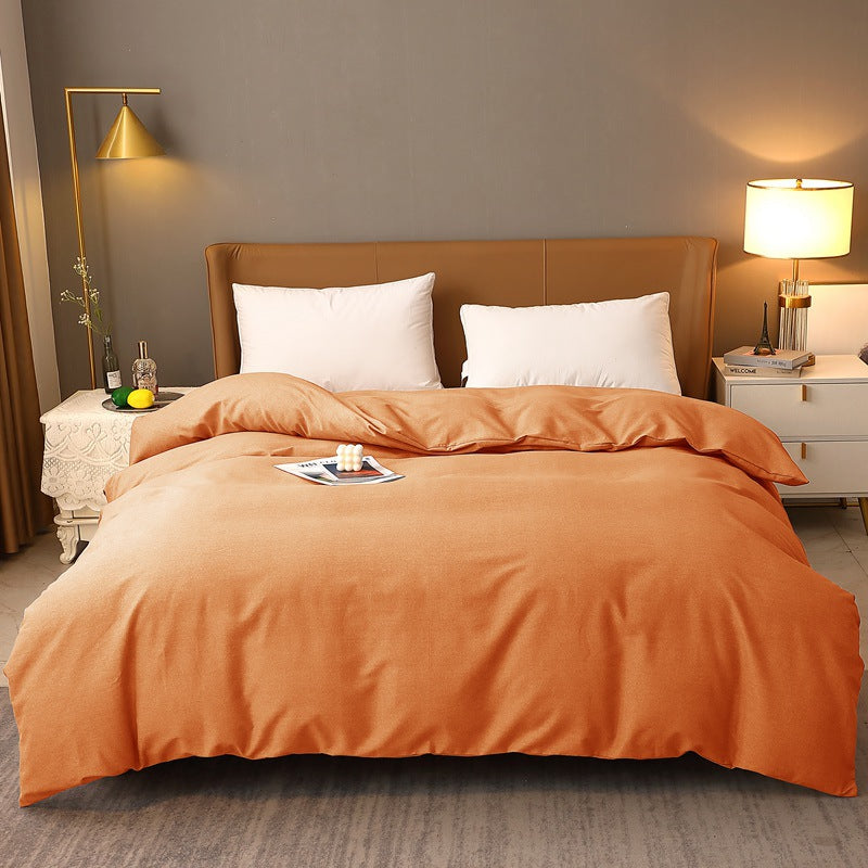 Solid Color Modern Style Pure Cotton Quilt Cover