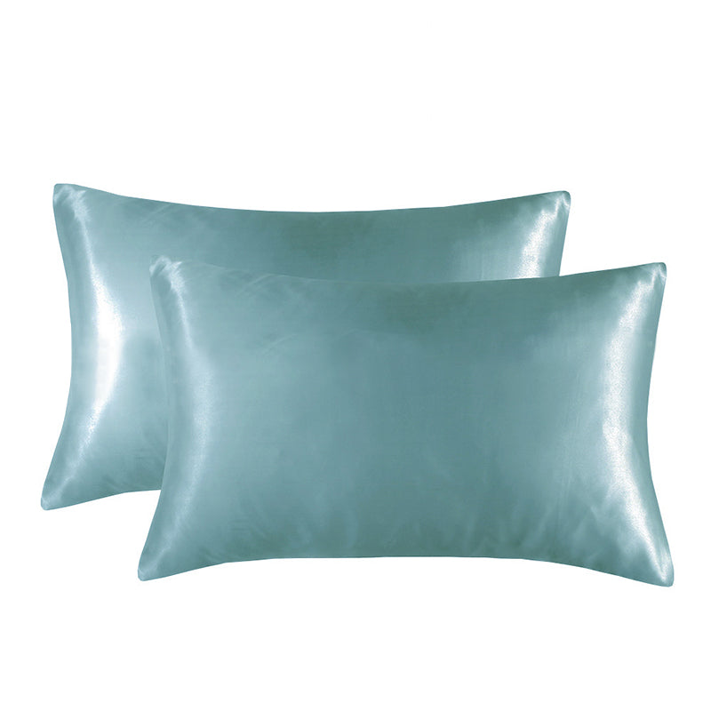 14 colors--A Pair Of Cool Ice Silk Pillow Case