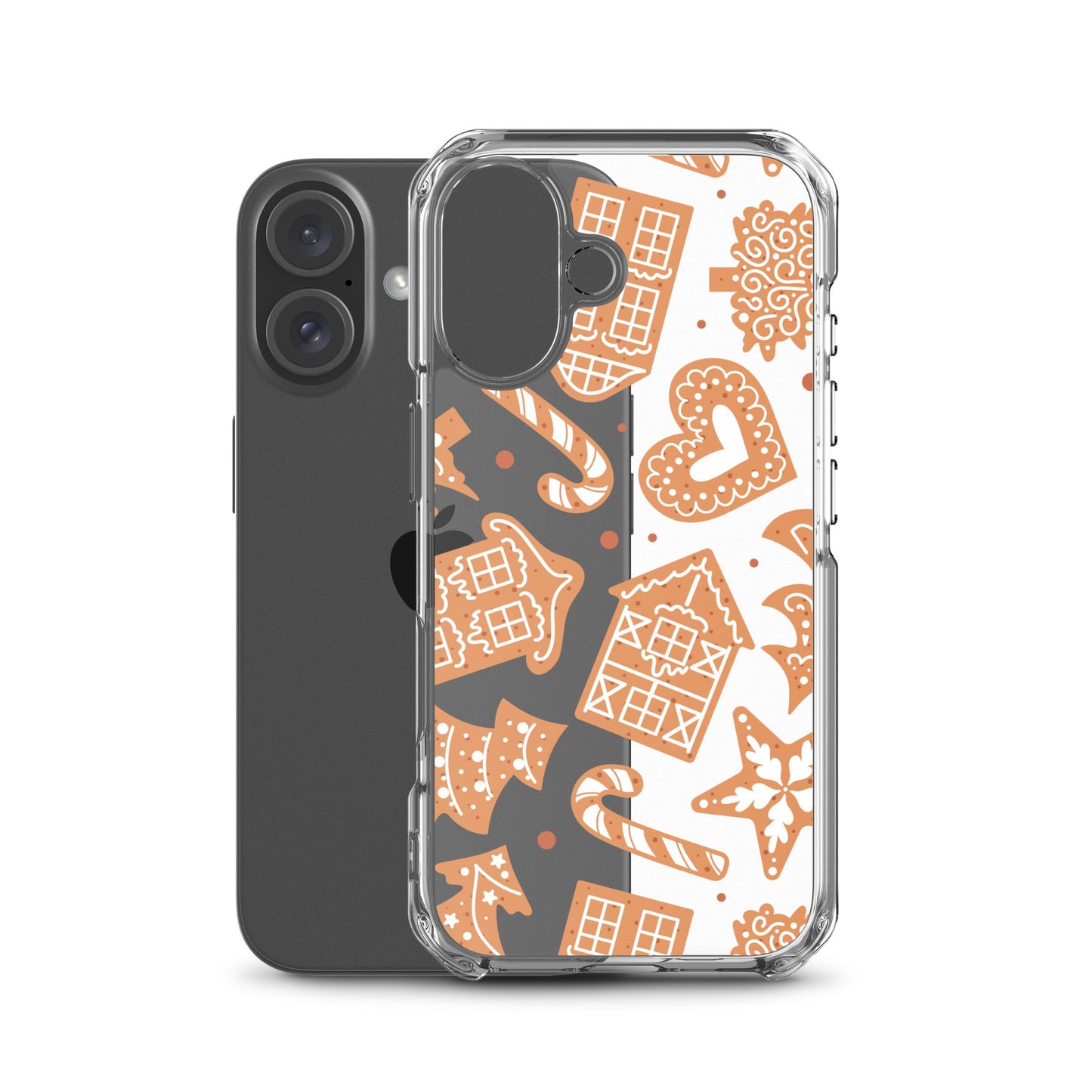 Gingerbread Clear iPhone Case