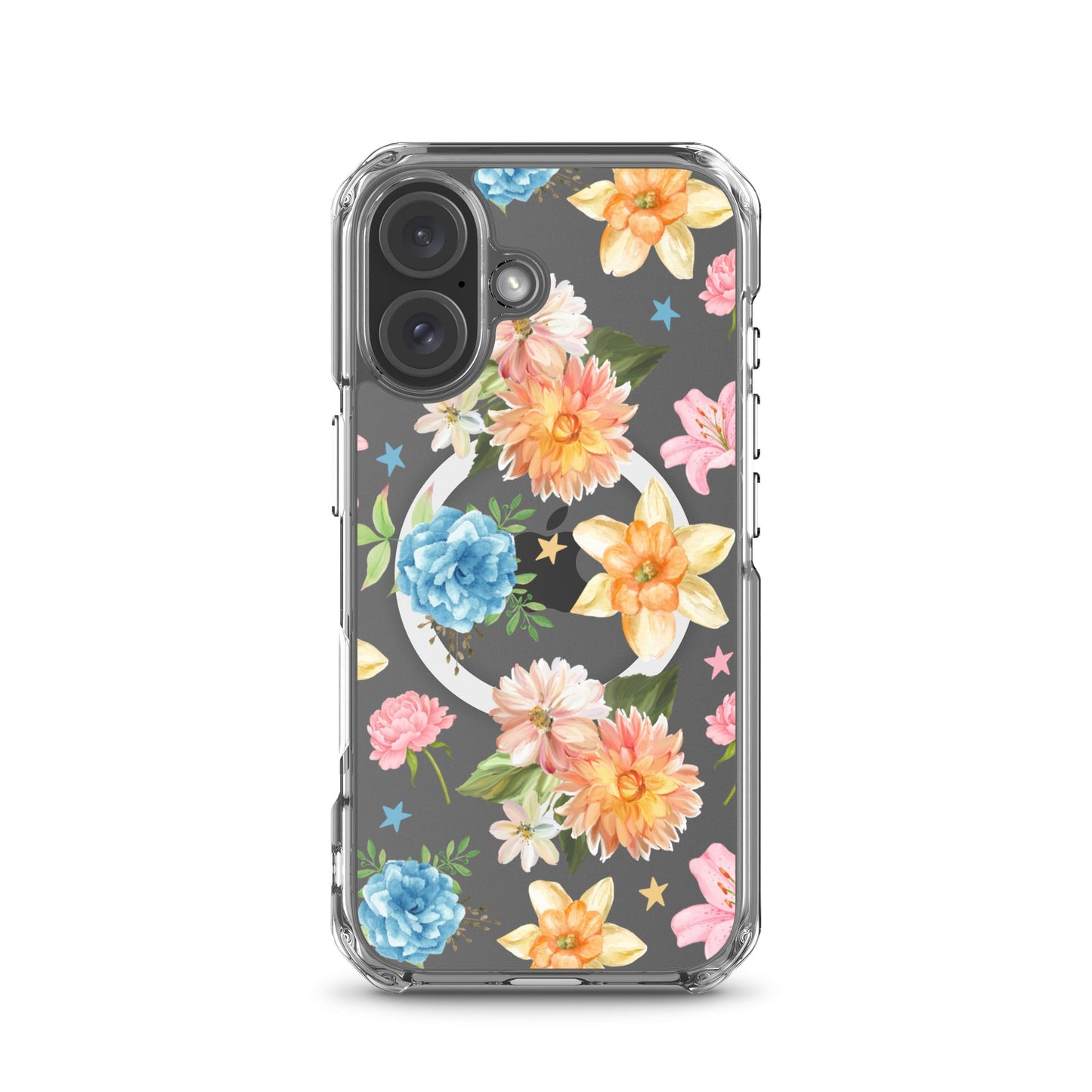 Floral Fiesta MagSafe Clear iPhone Case