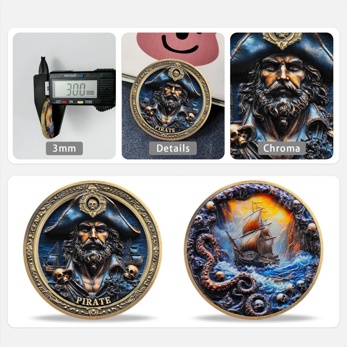 Original Pirate Challenge Coin