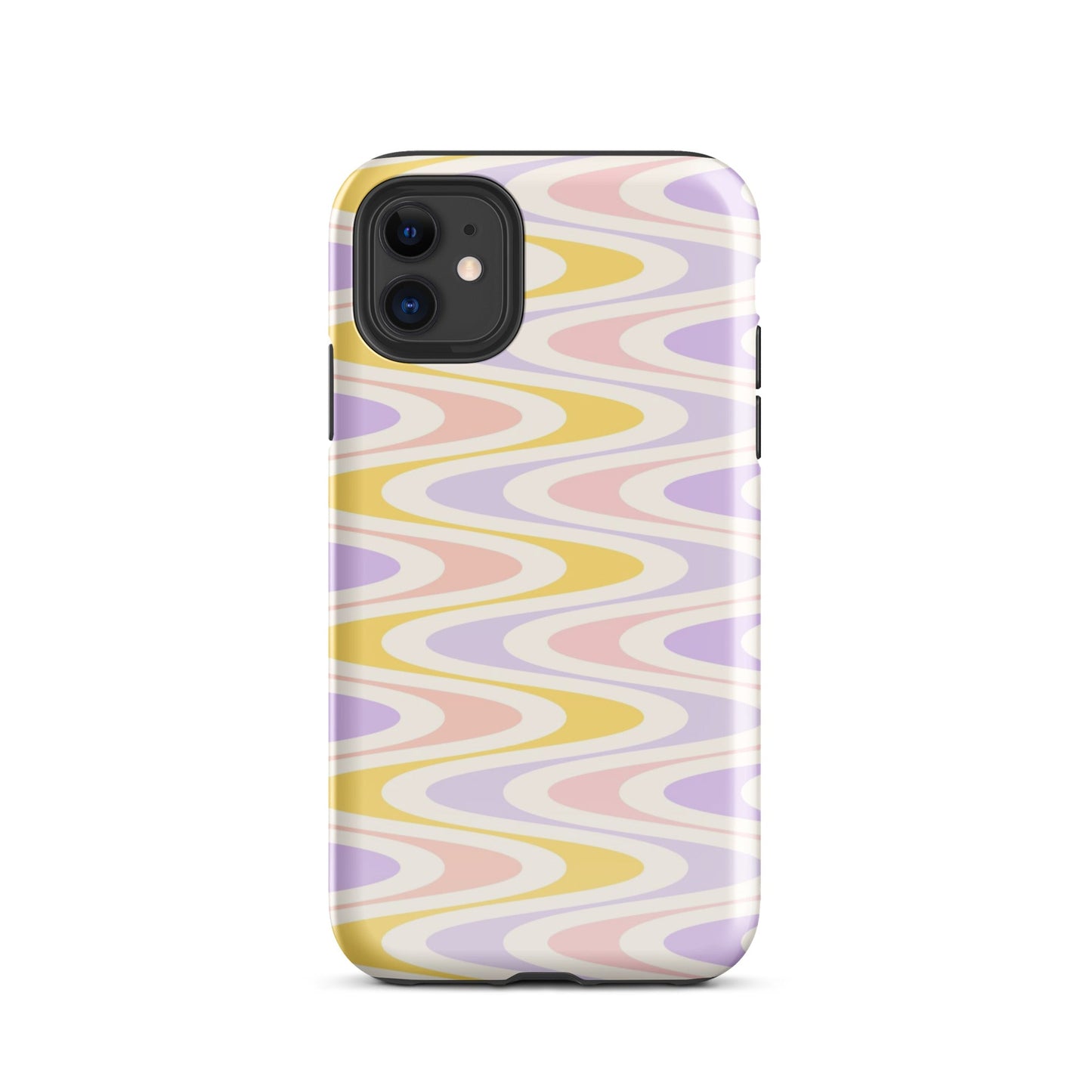 Pastel Retro Wavy iPhone Case