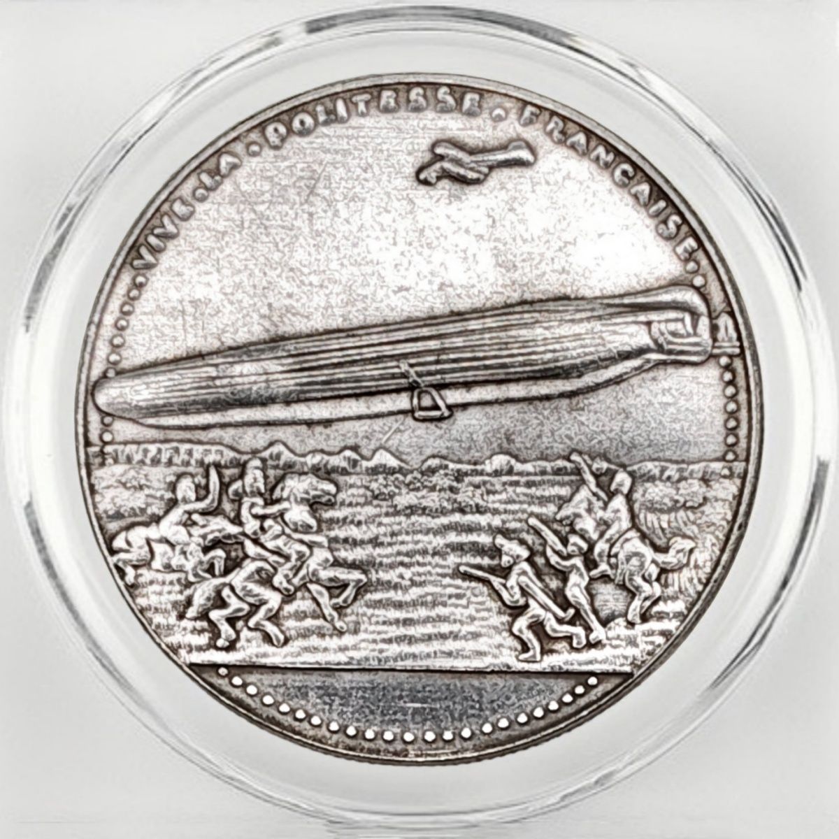 1913 Germany LZ13 Graf Zeppelin Commemorative Coin