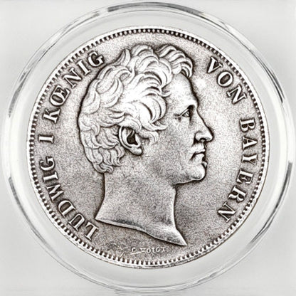 1837 Bavaria 1 Gulden – King Ludwig I of Bavaria