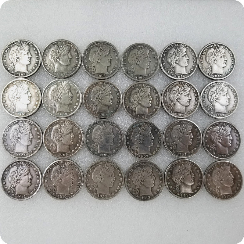 1892-1909 U.S. Half Dollar Coin(Multiple Versions & Years Available)