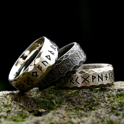 Japanese Vintage Viking Rune Ring