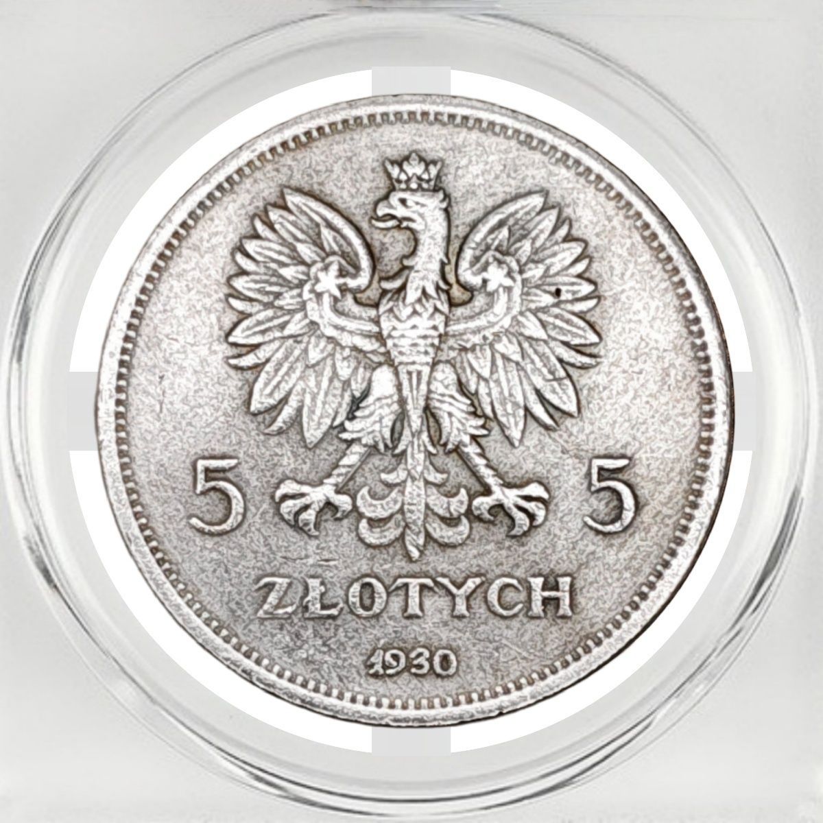 1930 Second Polish Republic Winged Victory 5 PLN