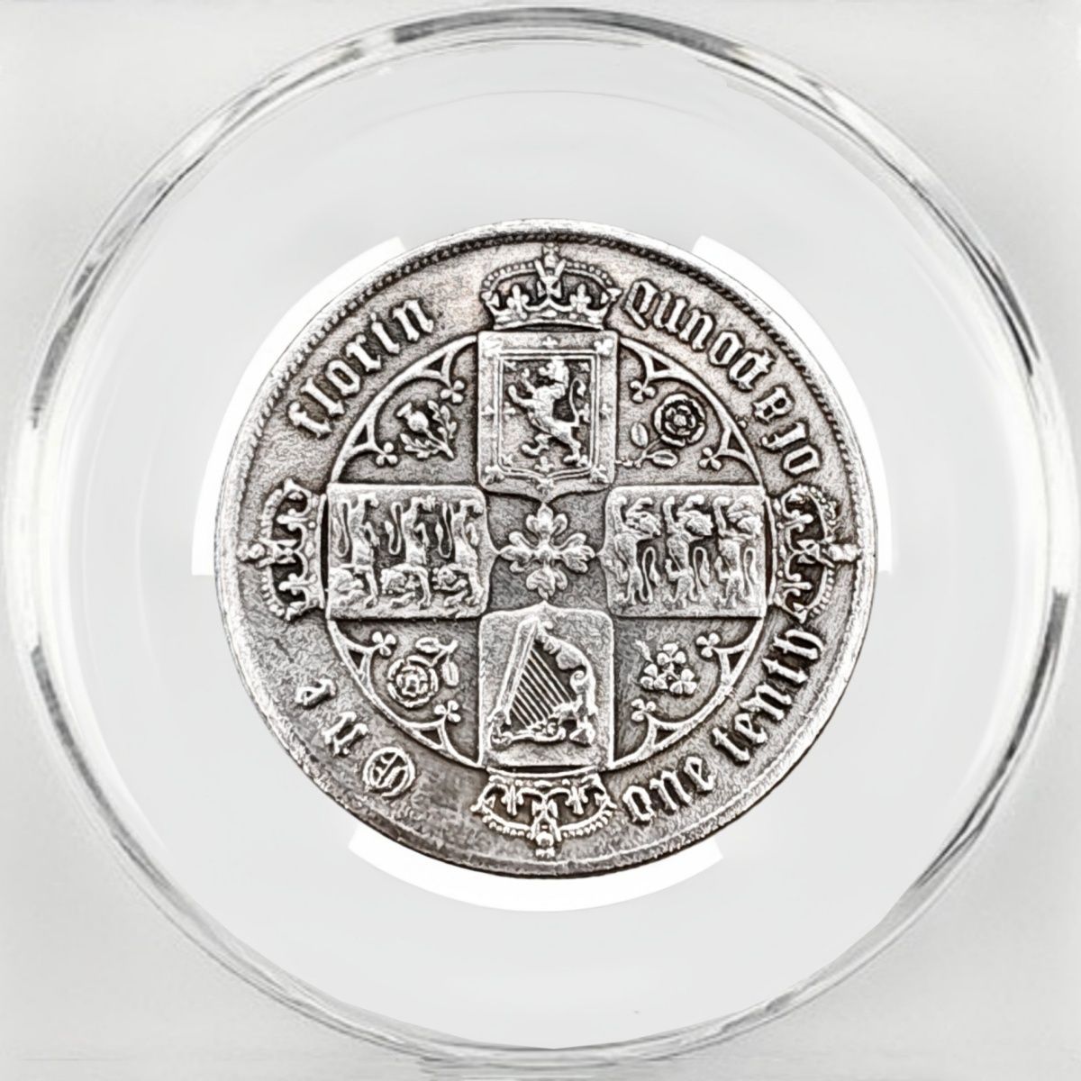 1848 Britain Victoria Gothic 1 Florin