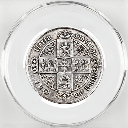 1848 Britain Victoria Gothic 1 Florin