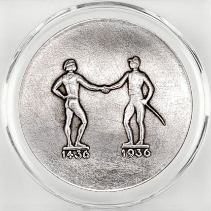 1936 Munich 500th Anniversary of Horse Racing Coin