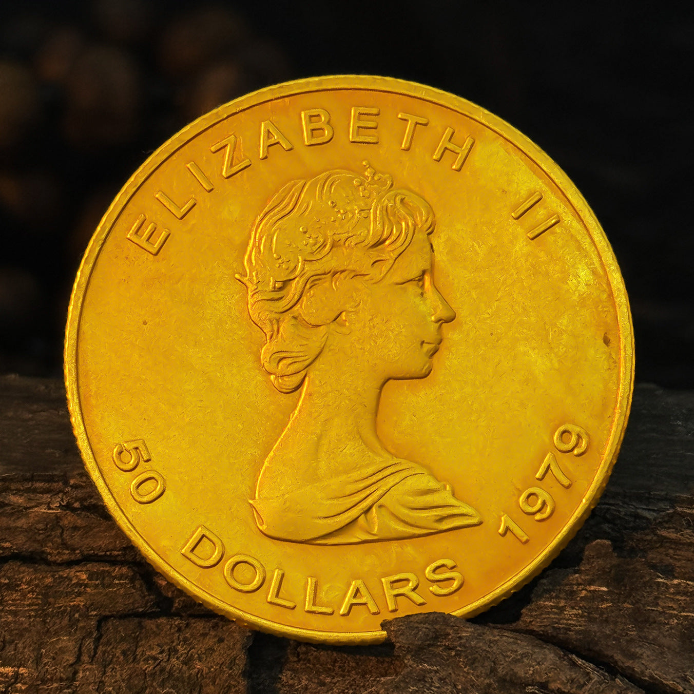 1979 Canada Elizabeth II $50 Maple Leaf Gold Coin