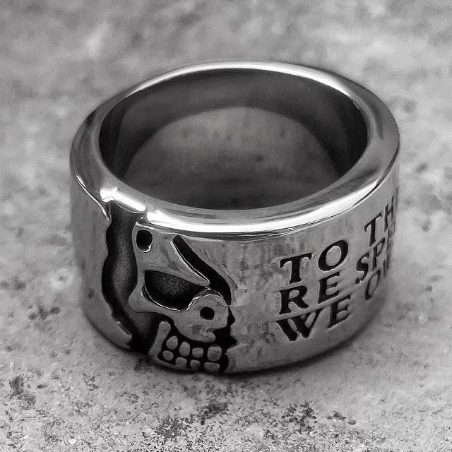 “Half Life” | Half-Face Skull Ring
