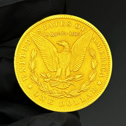 1878–1921 US Morgan Gold Dollar Replica