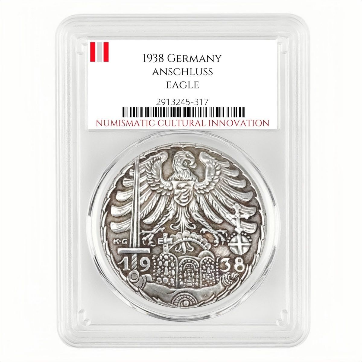1938 Germany–Austria Anschluss Commemorative Coin
