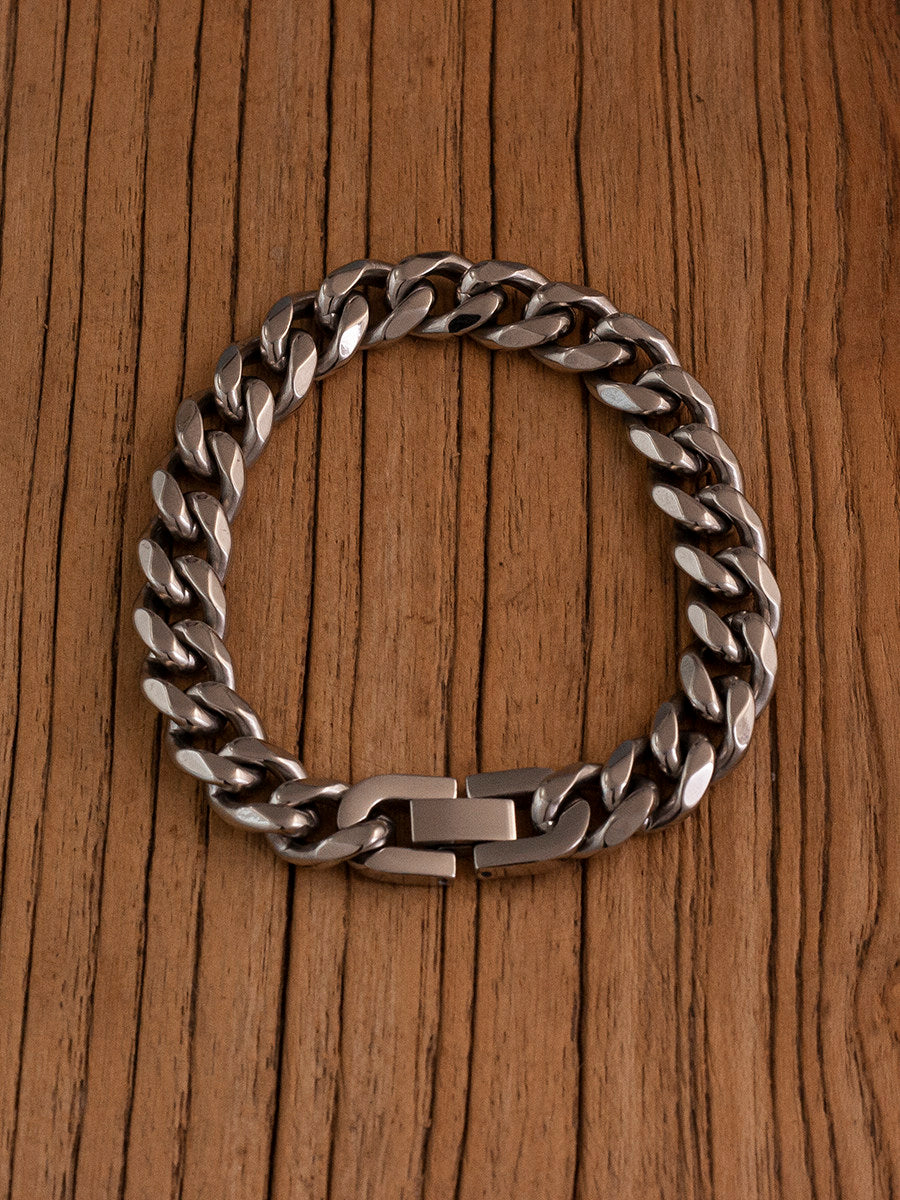 Japanese Vintage 8-Sided Cut Cuban Link Bracelet