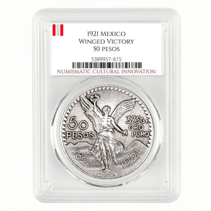 1921 Mexicowinged Victory 50 Pesos
