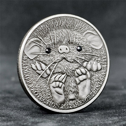 16 Animals Rhinestone 3D Relief Coin