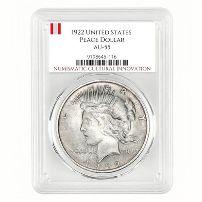 1922 U.S. Peace Dollar Coin