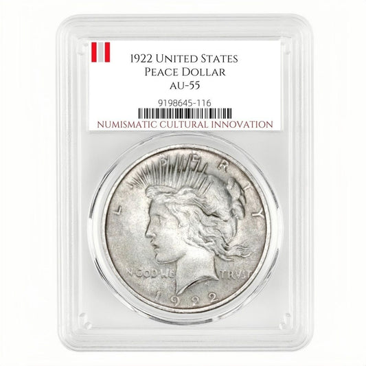 1922 U.S. Peace Dollar Coin