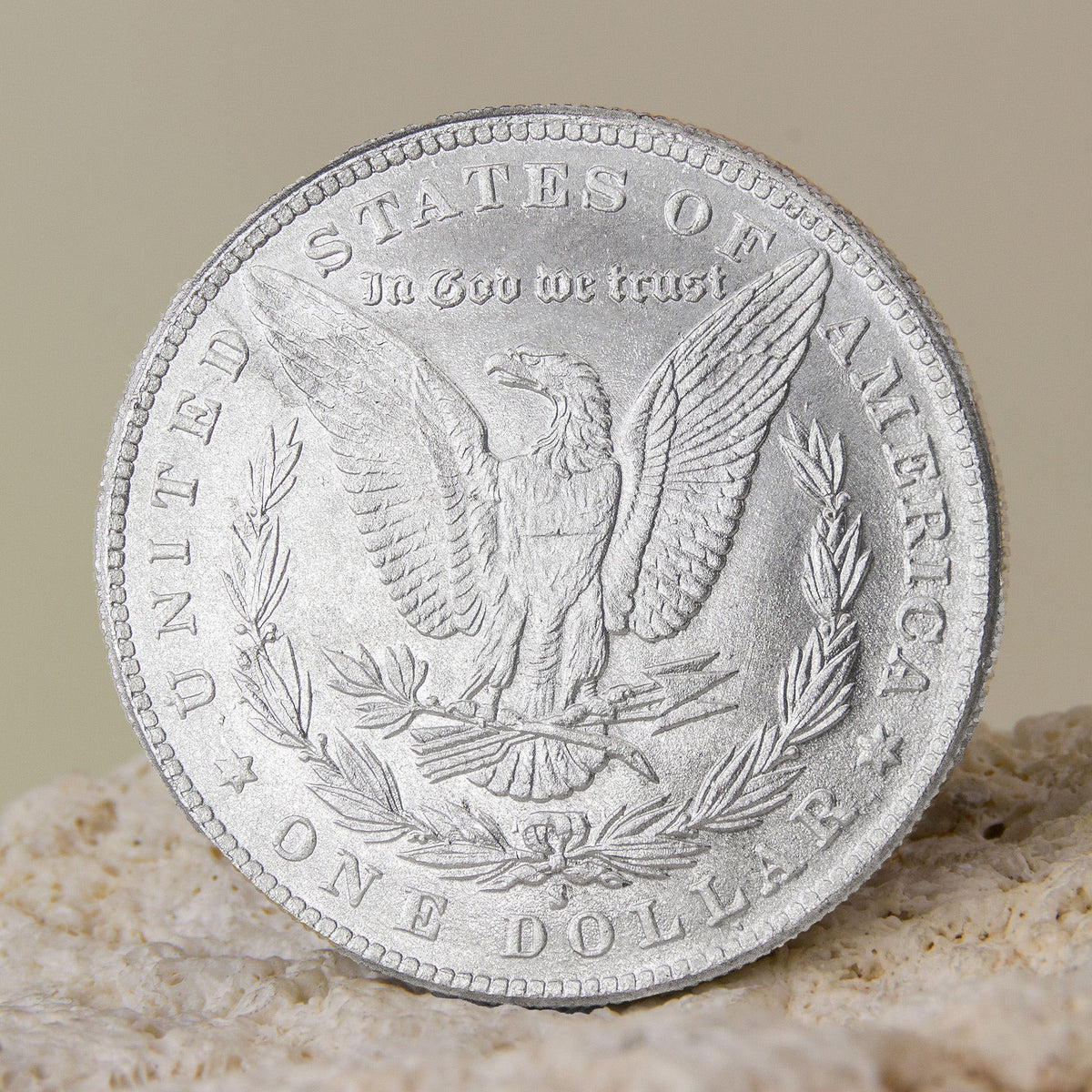1896 Skeleton Scavenger Gold & Silver Tone Coin