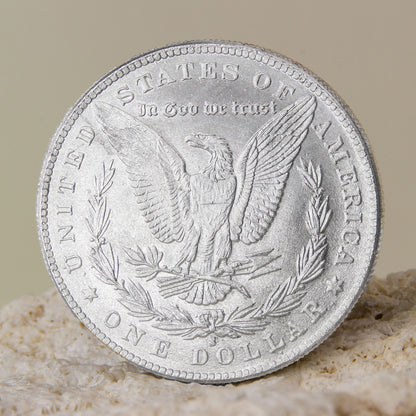 1896 Skeleton Scavenger Gold & Silver Tone Coin