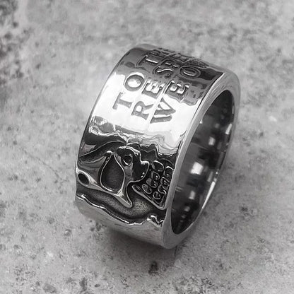 “Half Life” | Half-Face Skull Ring