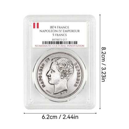 1874 French Empire 5 Francs – Napoleon IV Coin