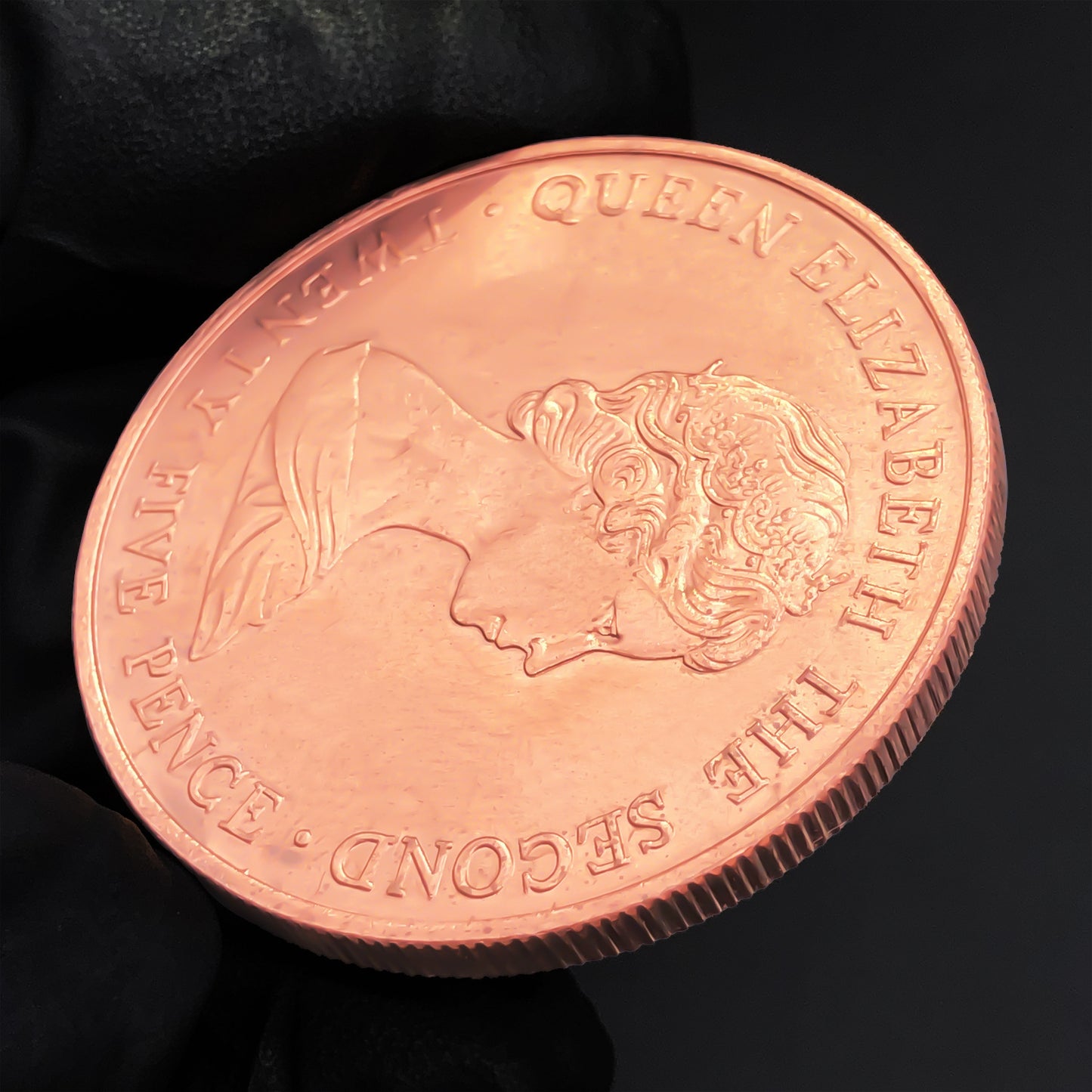 1978 Guernsey 25 Pence Elizabeth II Copper Coin