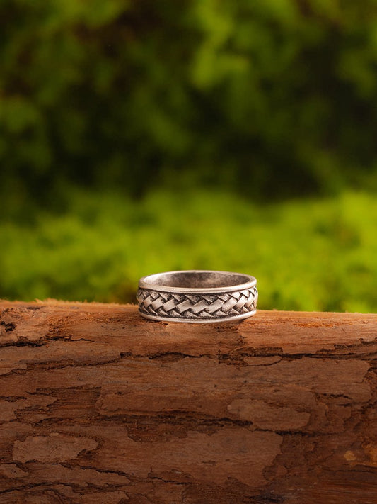 “Woven Memories” | 7mm Vintage Woven Ring