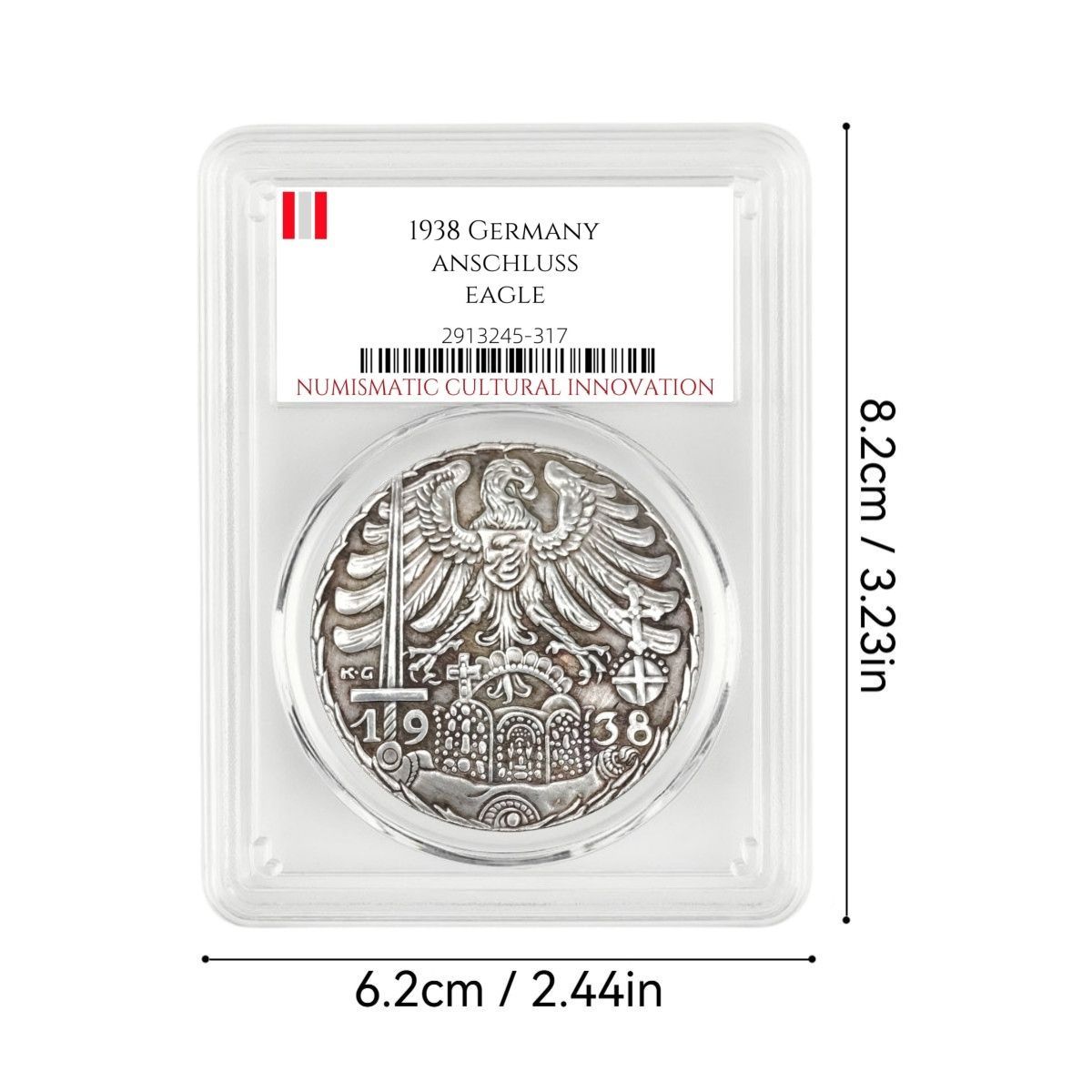 1938 Germany–Austria Anschluss Commemorative Coin