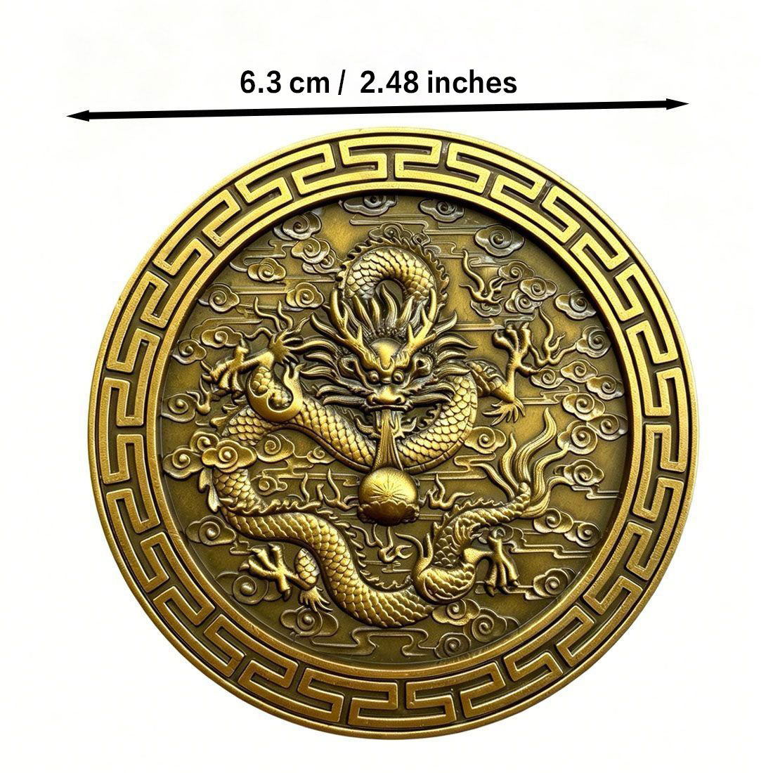 Dragon Pattern Bagua Ink Box