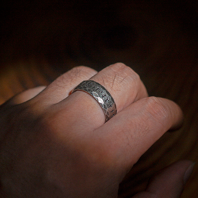 Japanese Vintage Viking Rune Ring