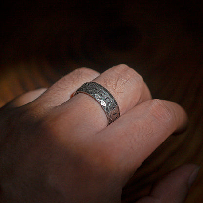 Japanese Vintage Viking Rune Ring