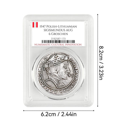 1547 Polish-Lithuanian Sigismundus Aug 6 Groschen