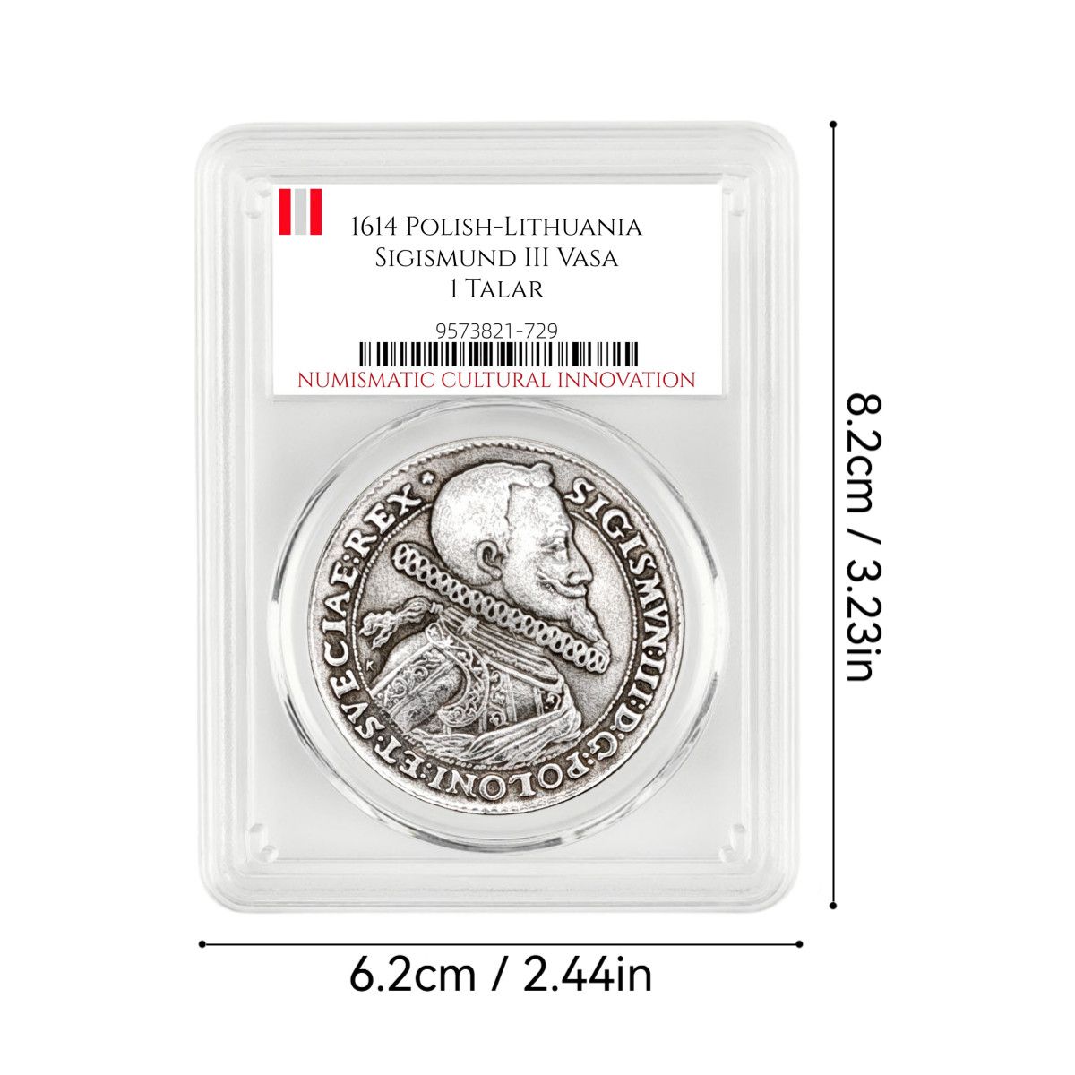 1614 Polish-Lithuania Sigismund III Vasa 1 Talar