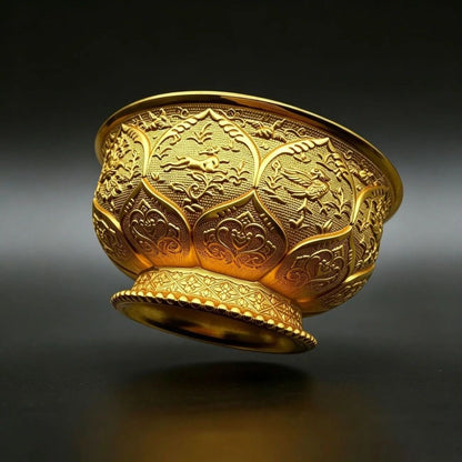 Gilded Carved Bowl