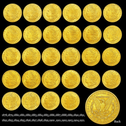 1878–1921 US Morgan Gold Dollar Replica
