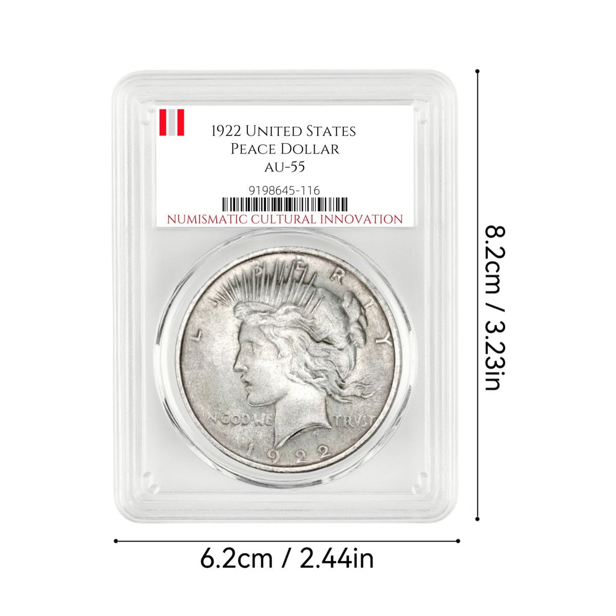 1922 U.S. Peace Dollar Coin