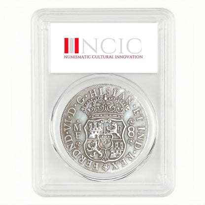 1741 Spanish Mexico 8 Reales Pillar Dollar Silver Coin