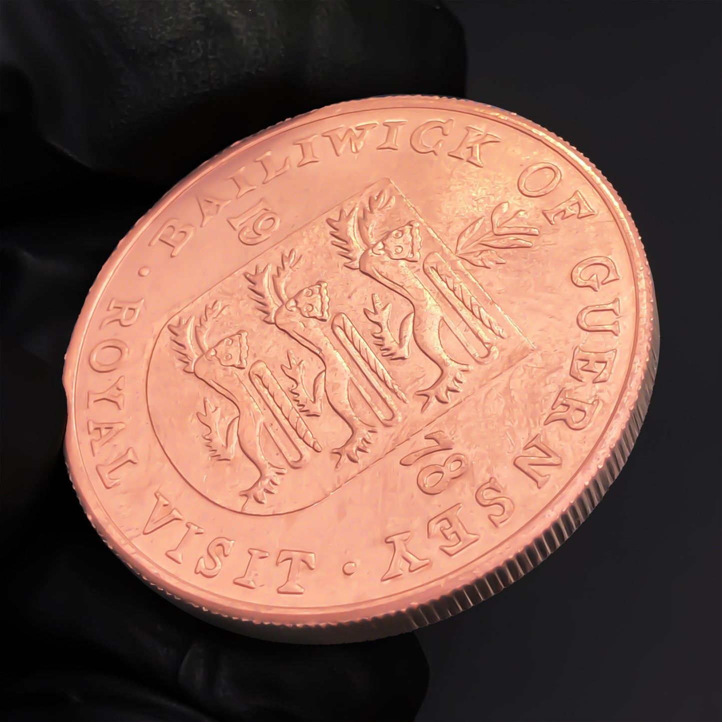 1978 Guernsey 25 Pence Elizabeth II Copper Coin