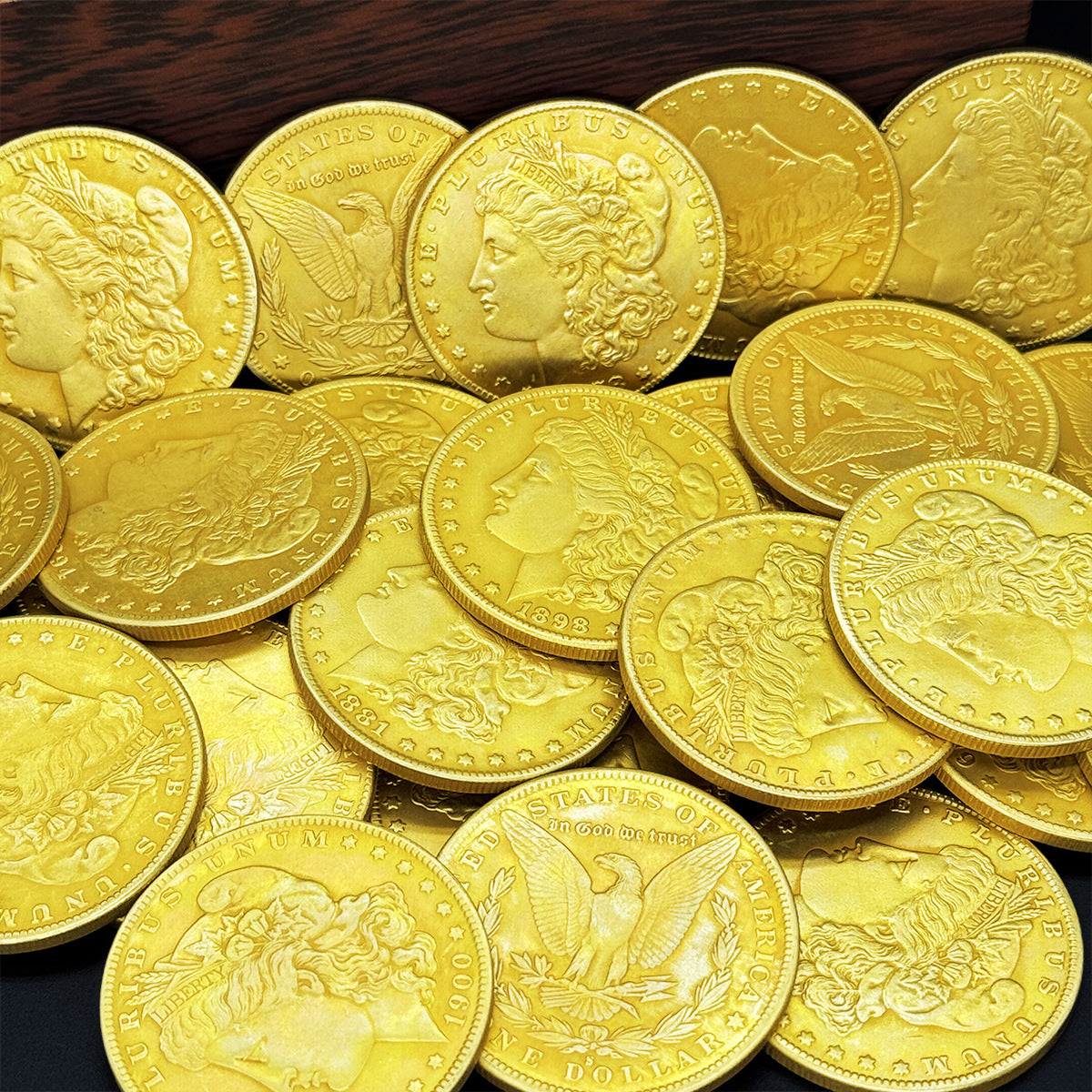 1878–1921 US Morgan Gold Dollar Replica