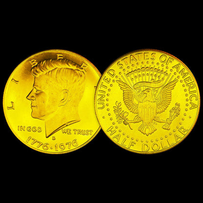 1776-1976 U.S. Bicentennial Lincoln Half Dollar Coin