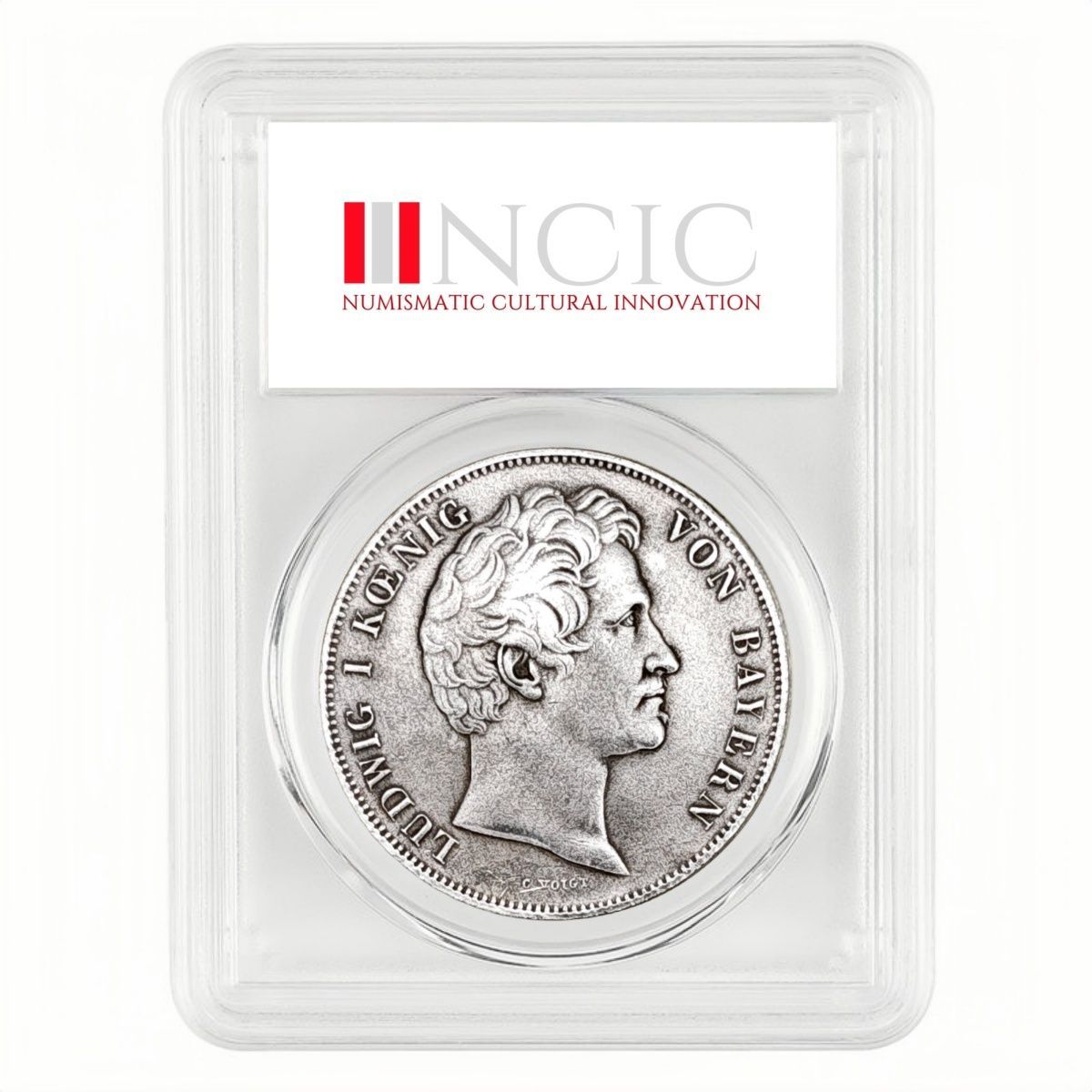 1837 Bavaria 1 Gulden – King Ludwig I of Bavaria