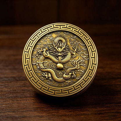 Dragon Pattern Bagua Ink Box