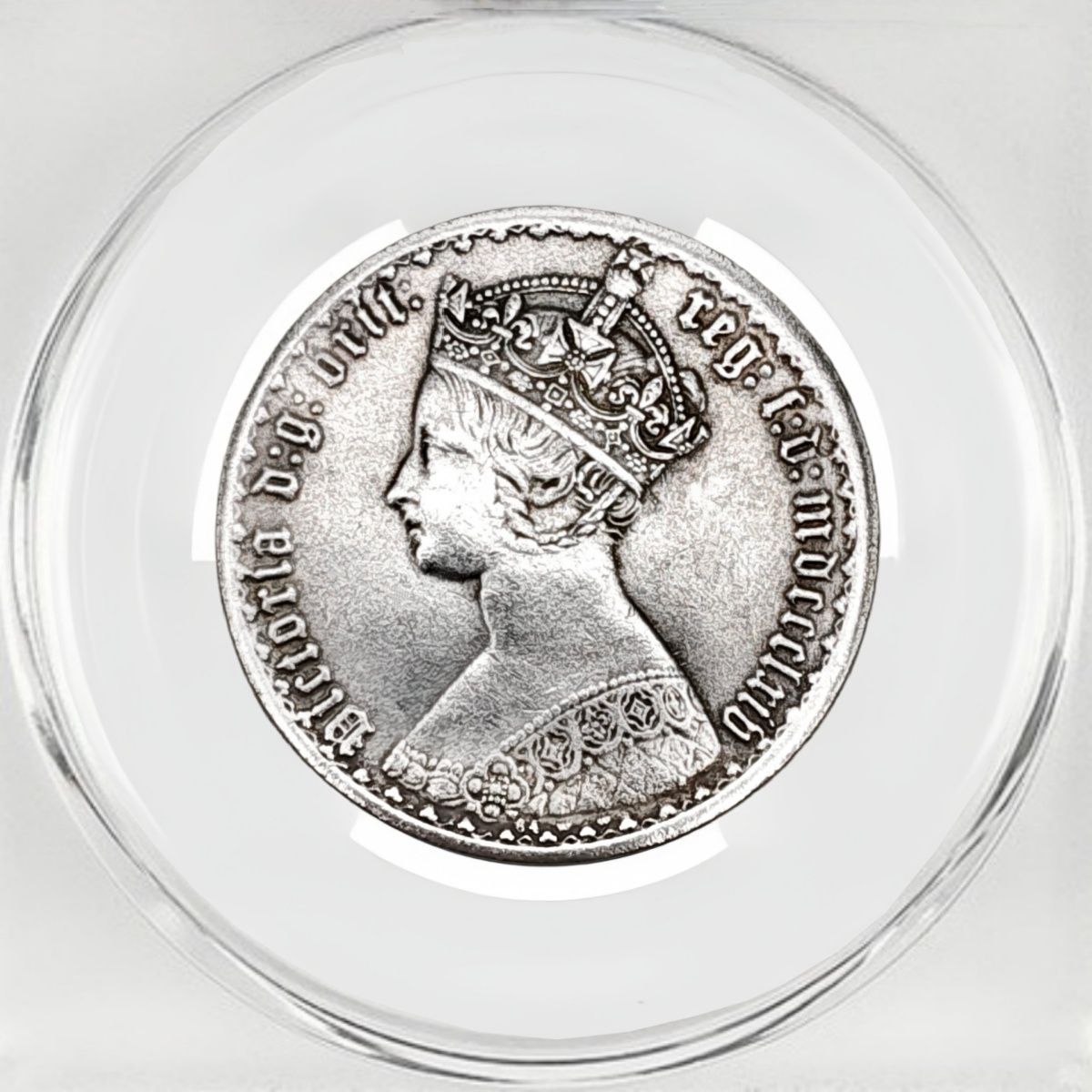 1848 Britain Victoria Gothic 1 Florin