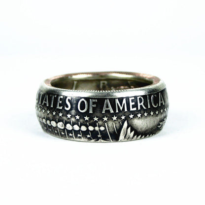 Handmade 50¢ Kennedy Half Dollar Silver Ring