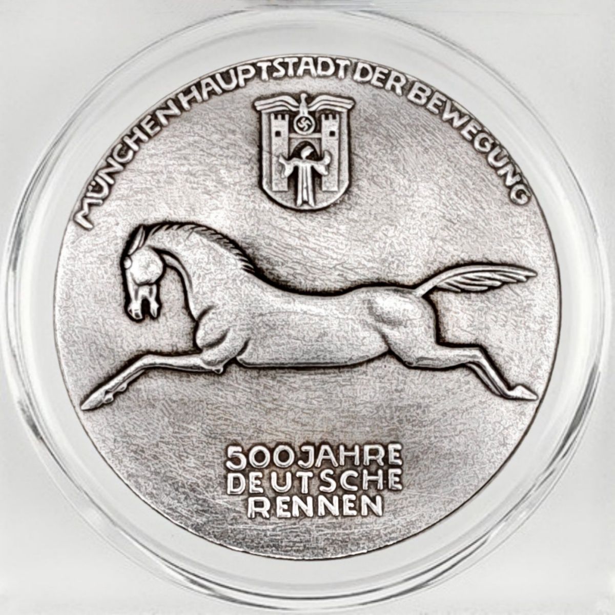 1936 Munich 500th Anniversary of Horse Racing Coin
