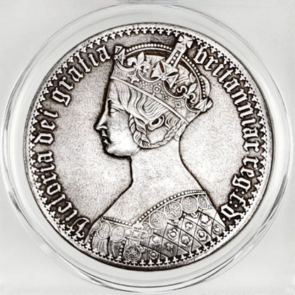 1847 United Kingdom Gothic Crown – Young Victoria Four Shield Design