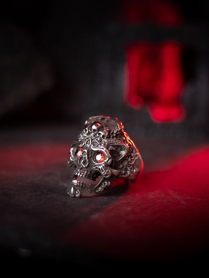 “Evil Soul” | Ten Hells Series Skull Ring